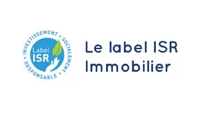 Logo couleur du label ISR pour les fonds immobiliers