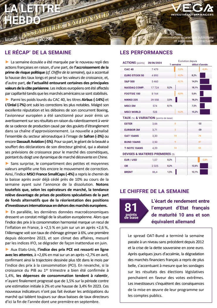 En Hebdo la Lettre Hebdomadaire