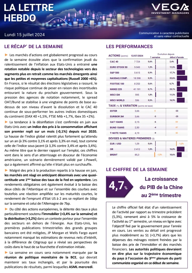 En Hebdo la Lettre Hebdomadaire