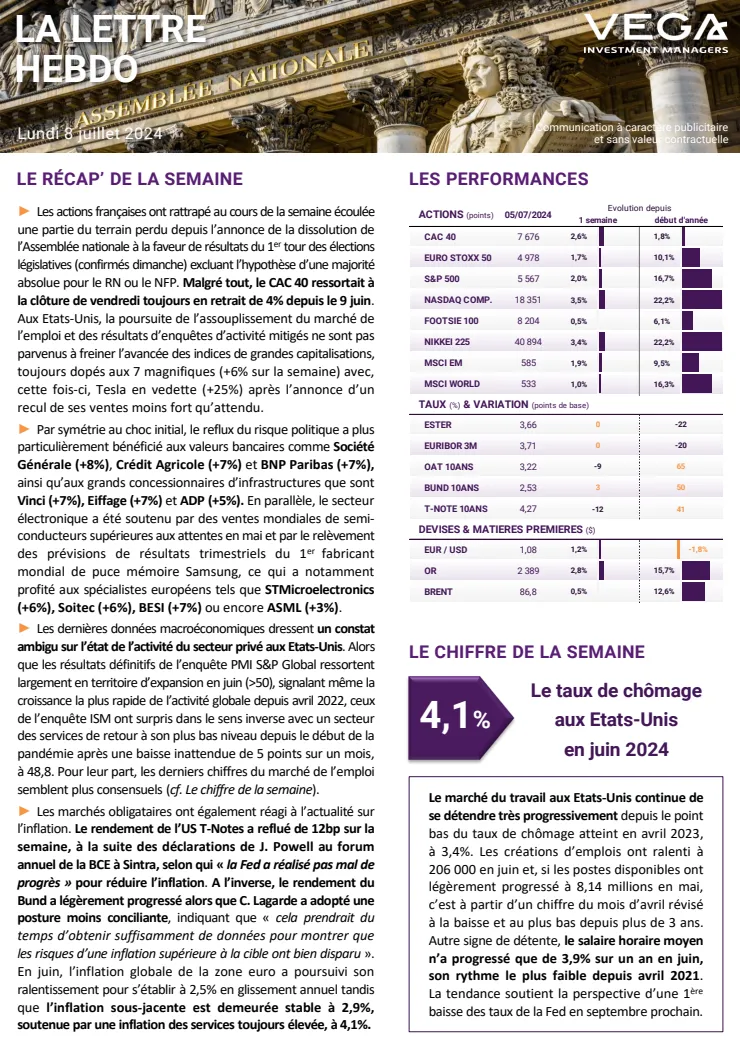 En Hebdo la Lettre Hebdomadaire