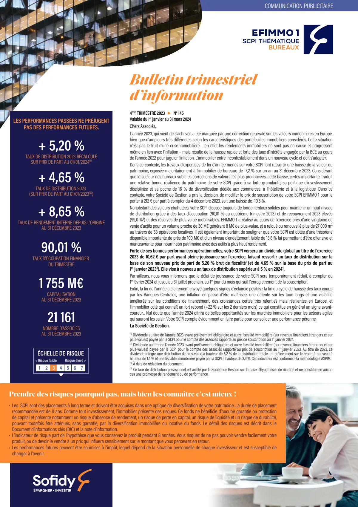 Bulletin trimestriel - 4ème trimestre 2023