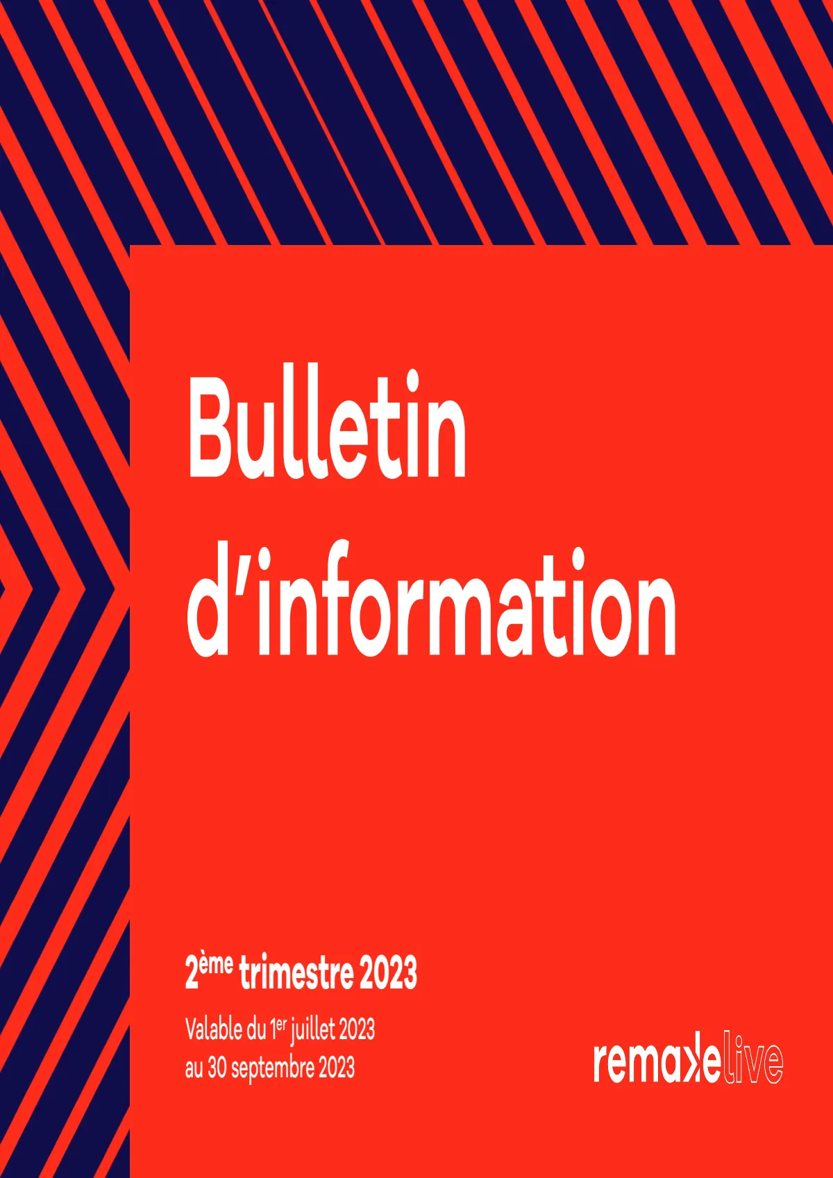 Bulletin trimestriel - 2ème trimestre 2023