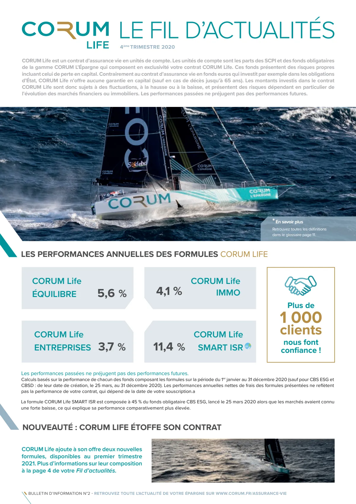 Bulletin trimestriel - 4ème trimestre 2020