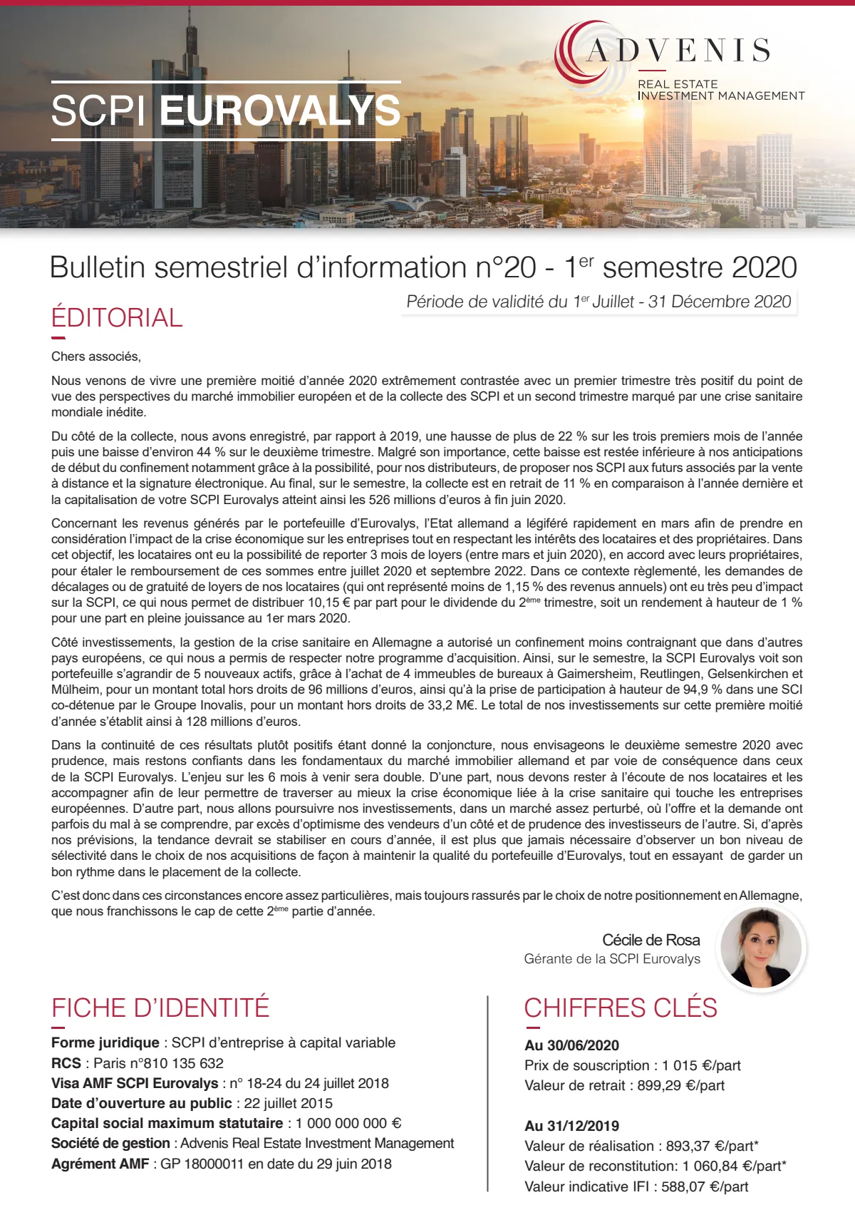 Bulletin trimestriel - 2ème trimestre 2020