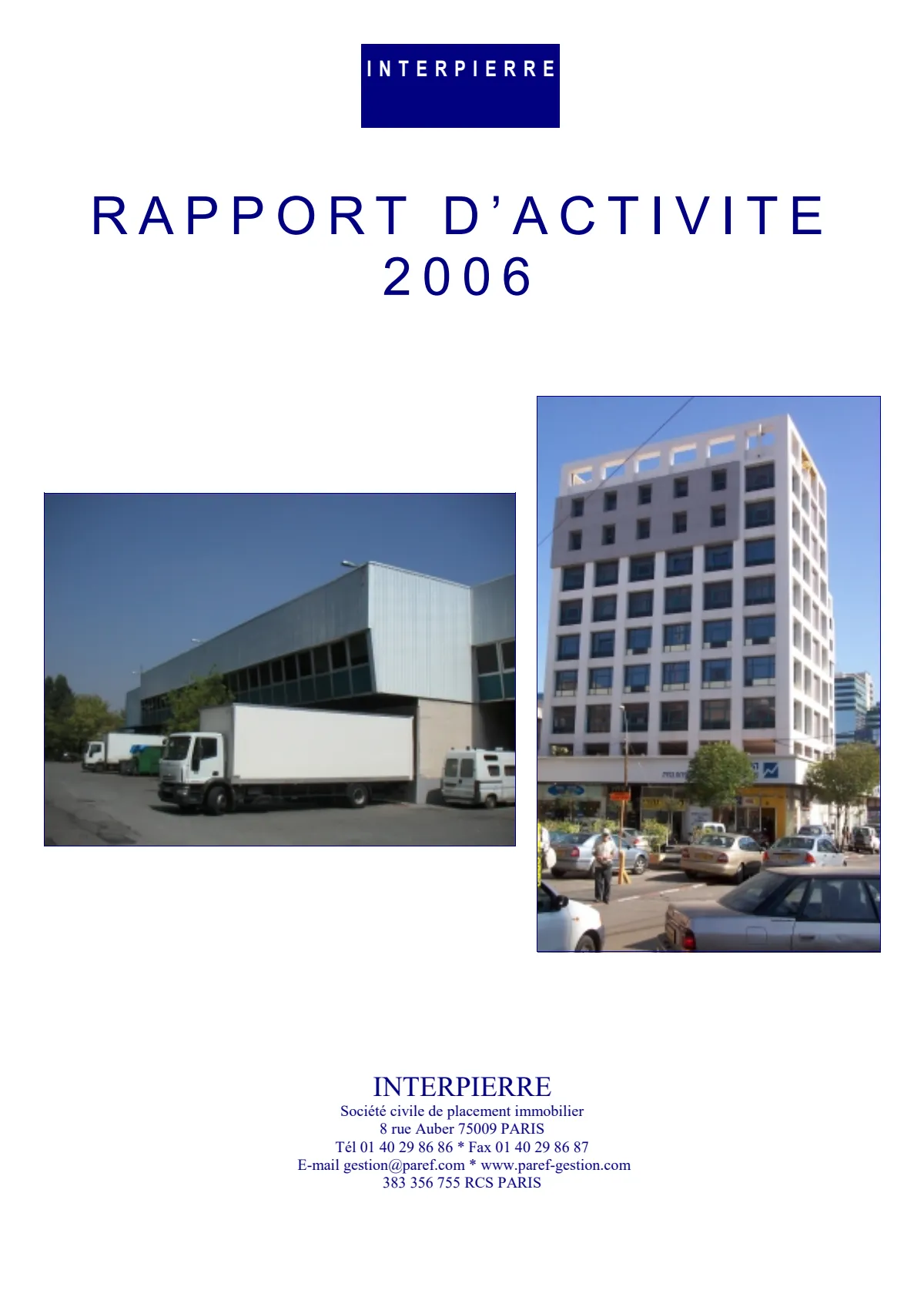 Rapport annuel - 2006