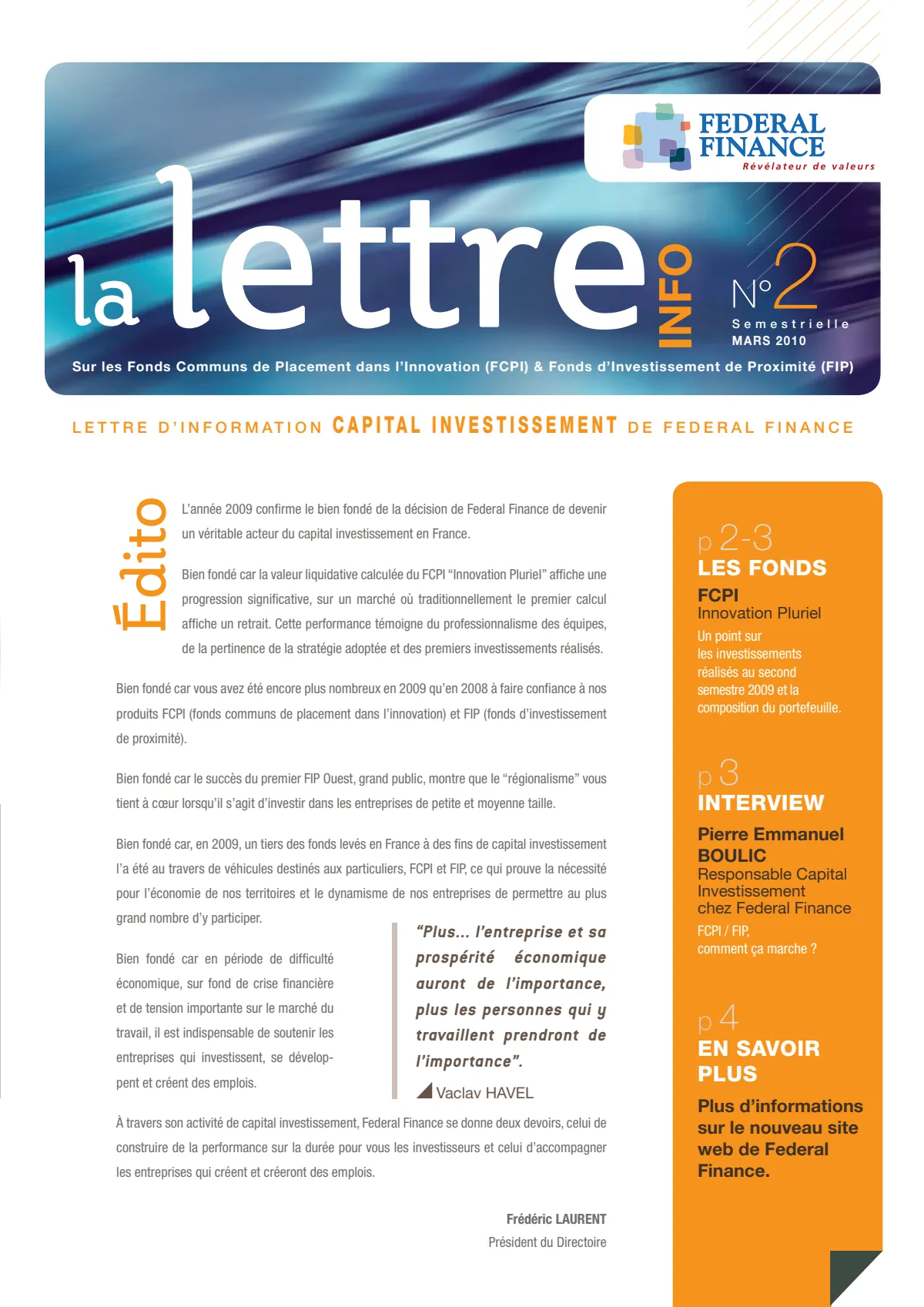 La lettre info n°2