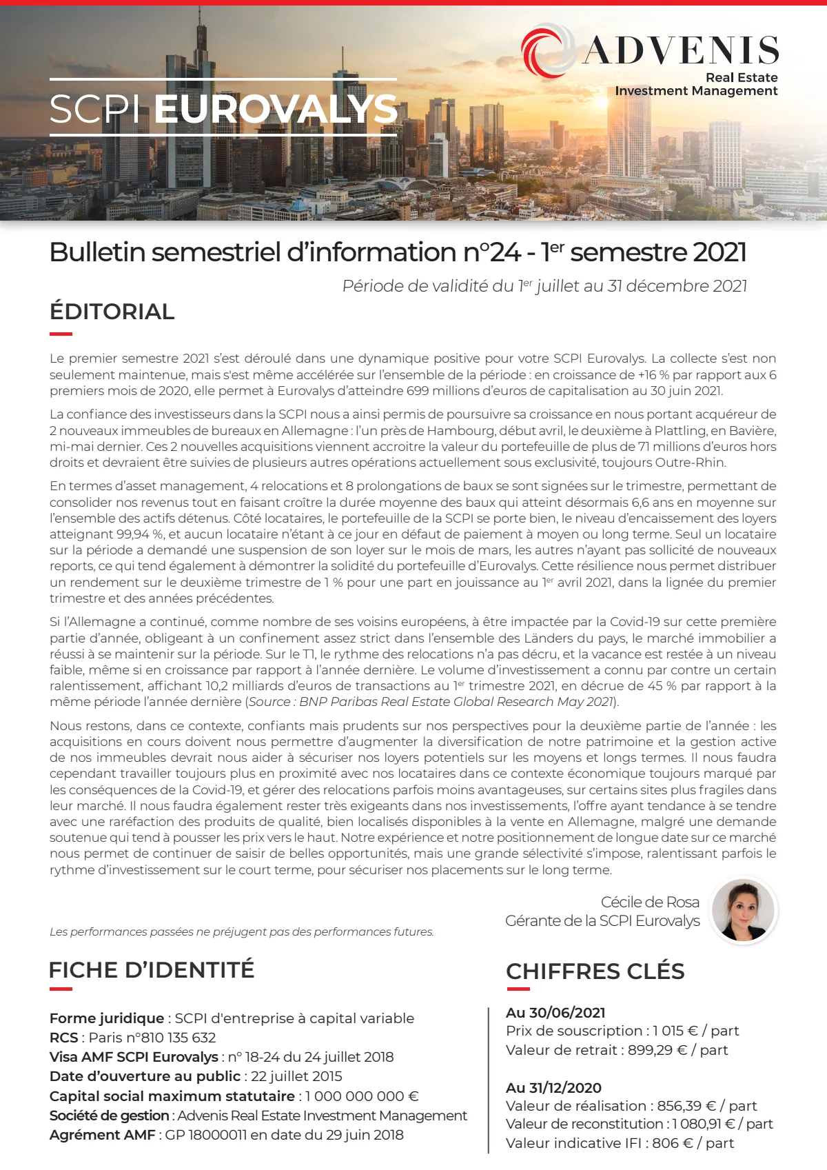 Bulletin trimestriel - 2ème trimestre 2021