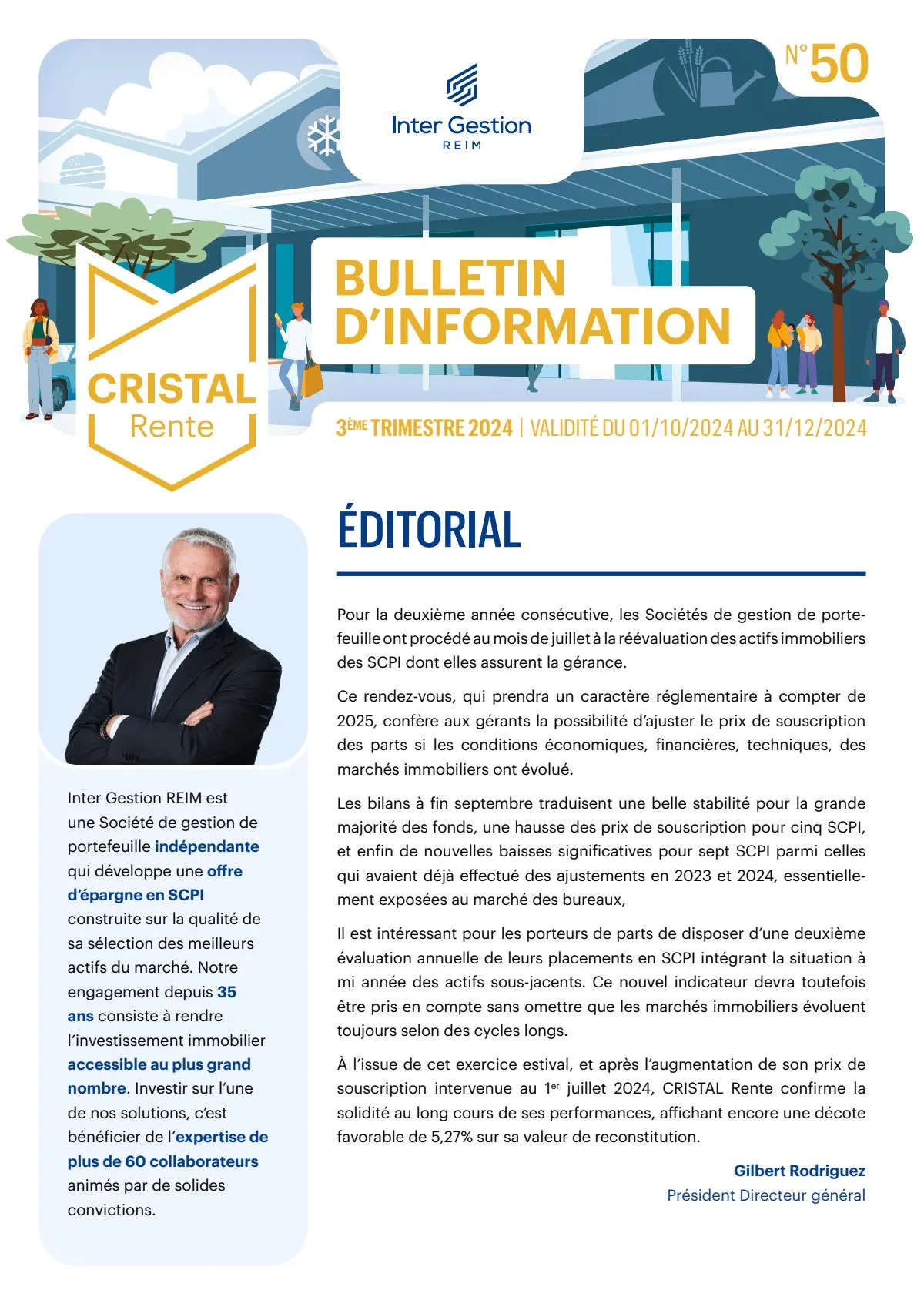 Bulletin trimestriel - 3ème trimestre 2024