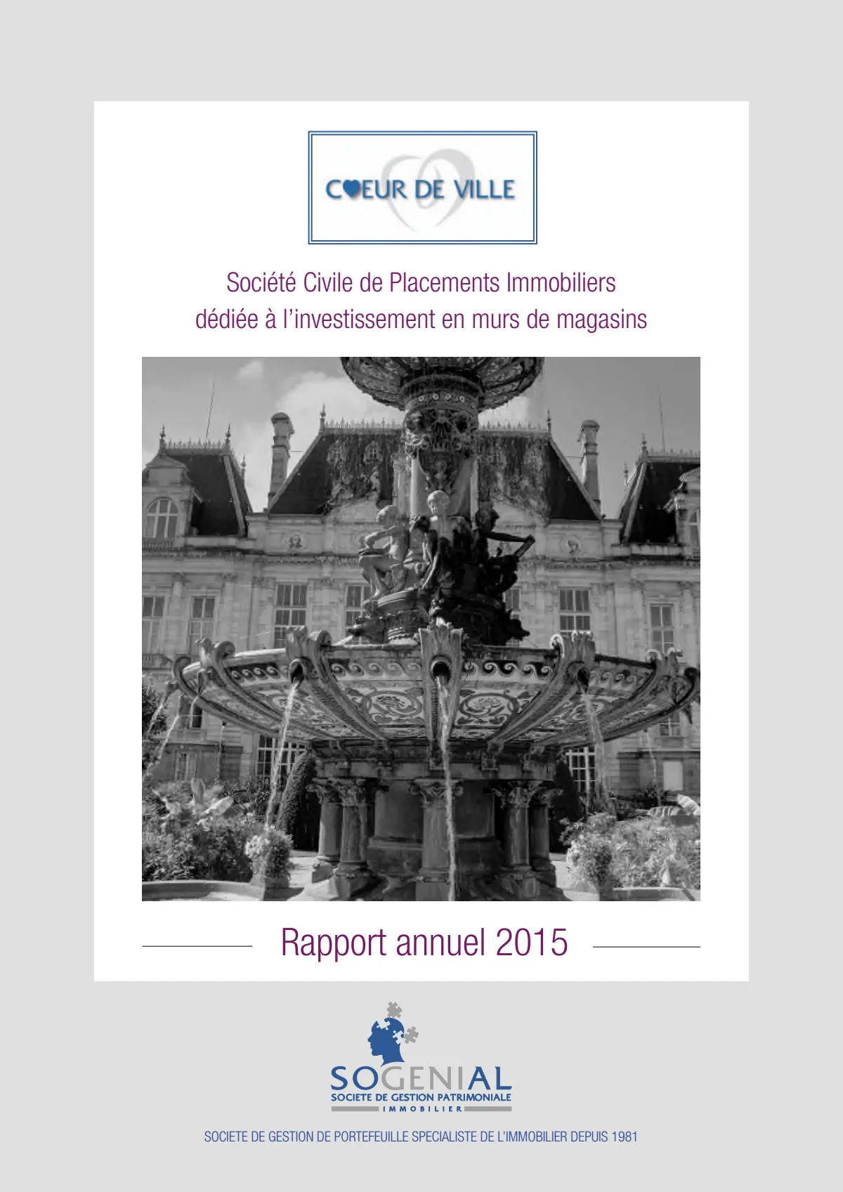 Rapport annuel - 2015