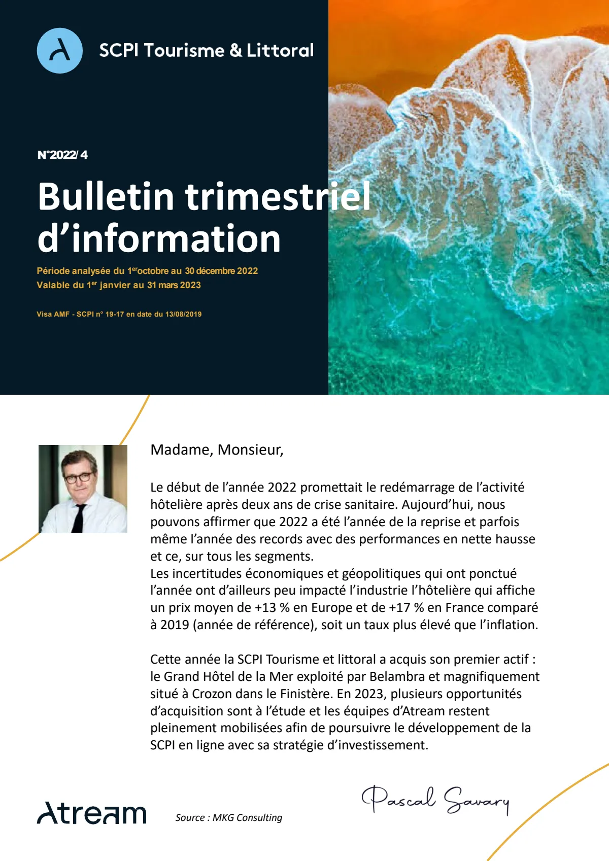 Bulletin trimestriel - 4ème trimestre 2022