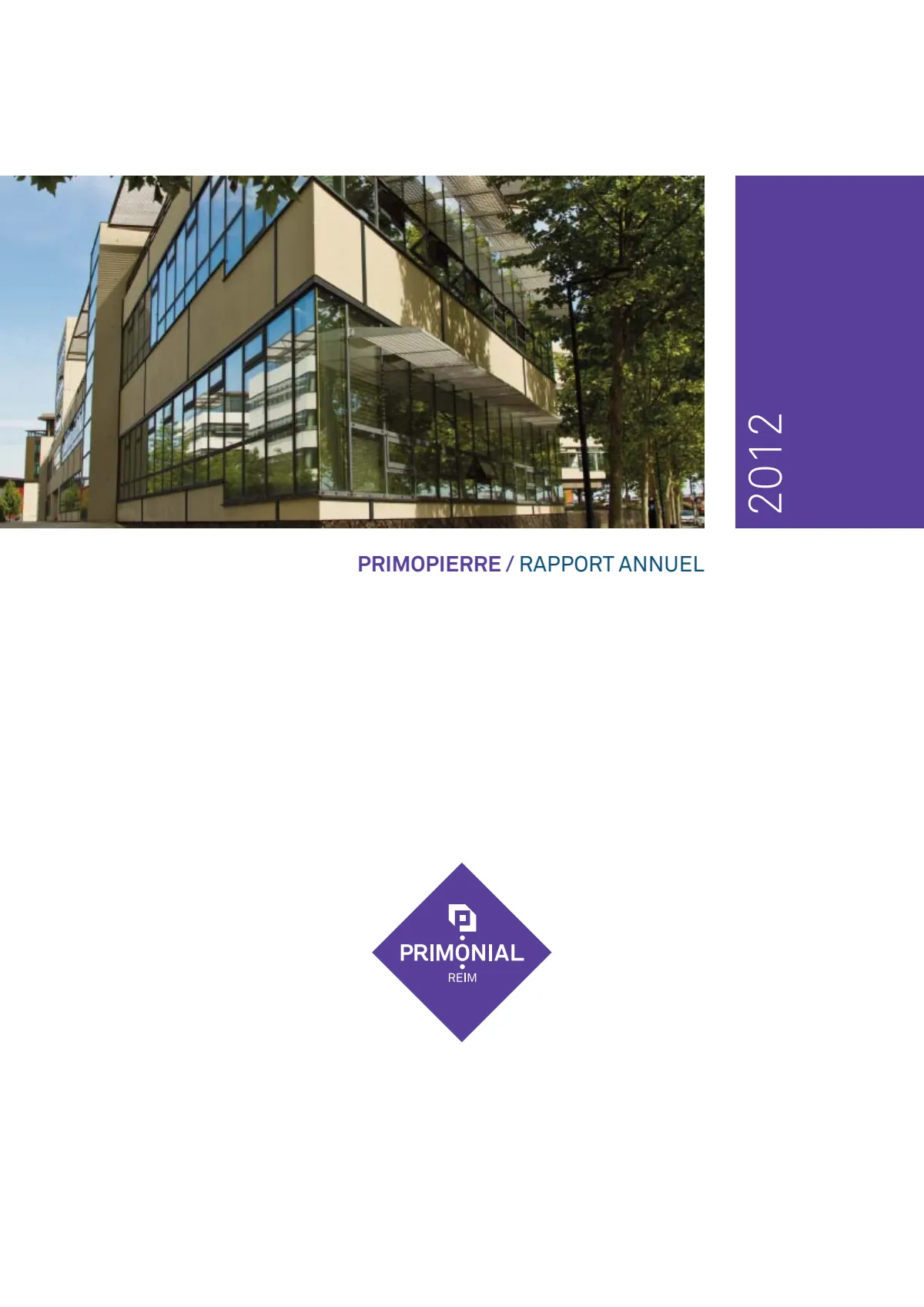 Rapport annuel - 2012