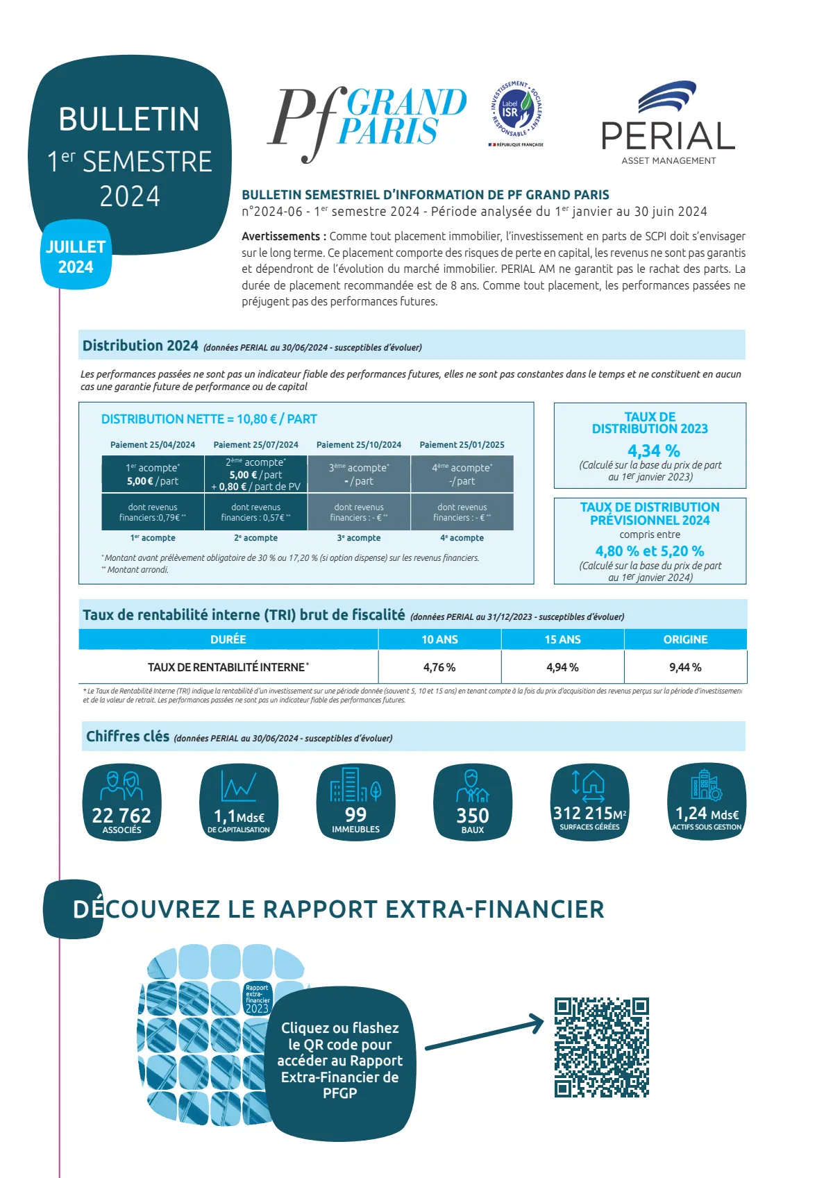 Rapport semestriel