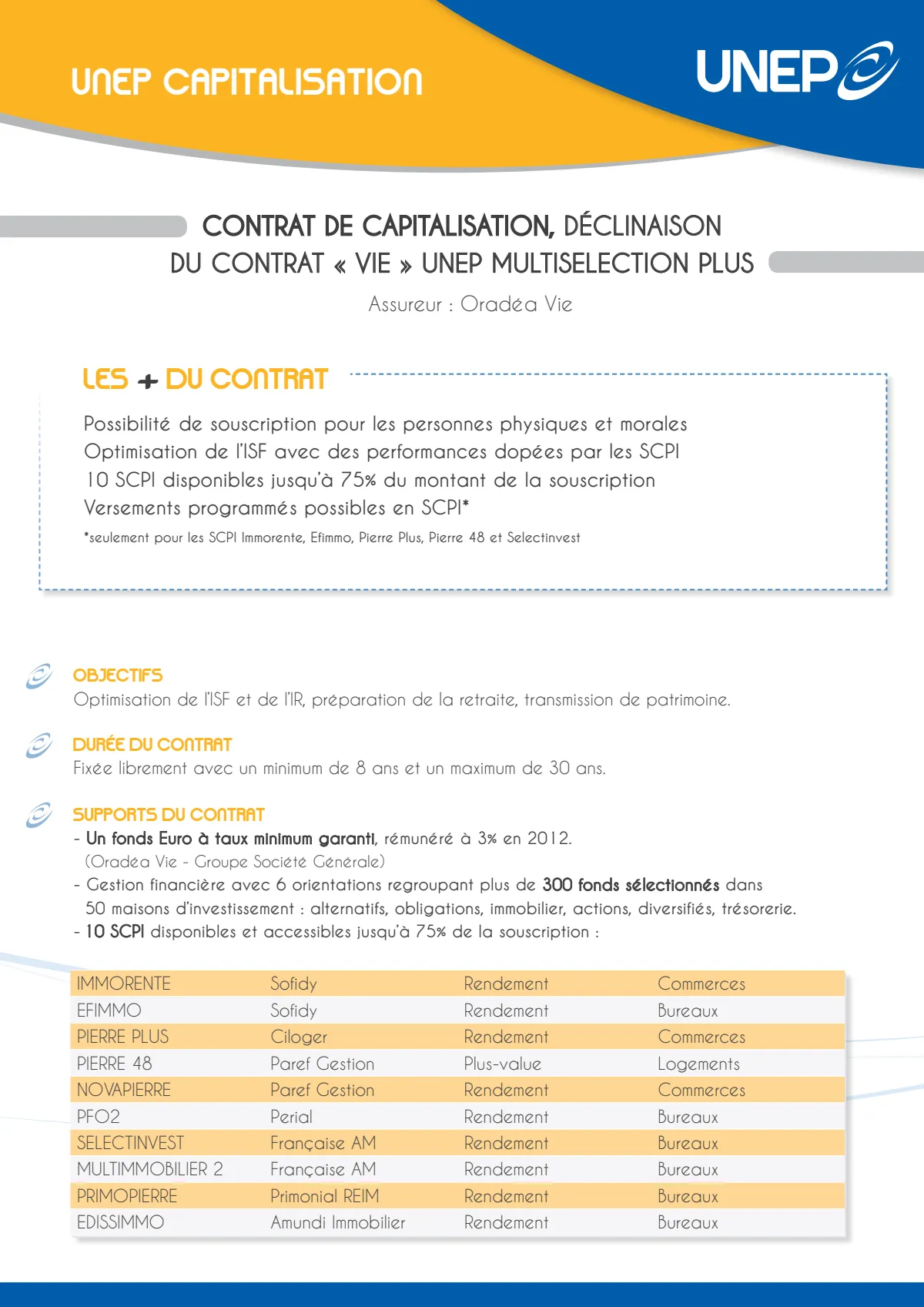 Documentation commerciale