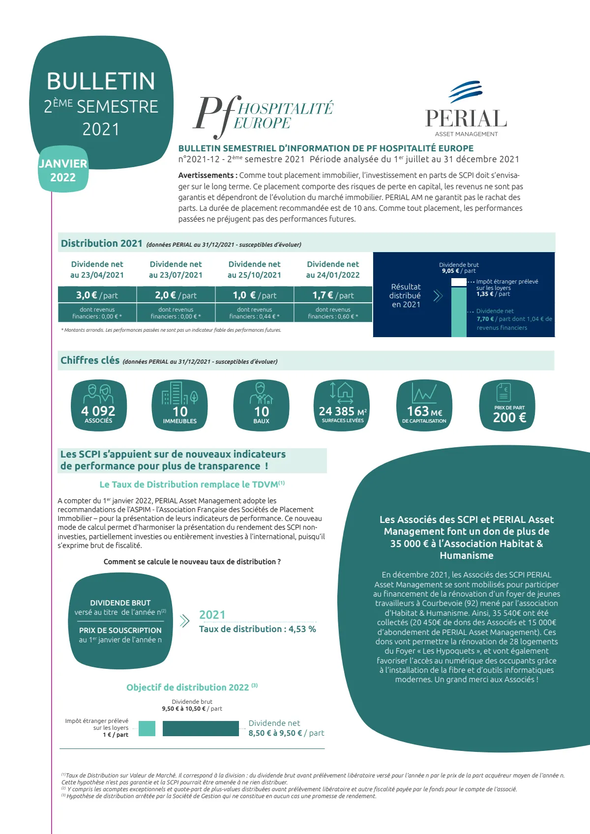 Bulletin semestriel - 2nd semestre 2021