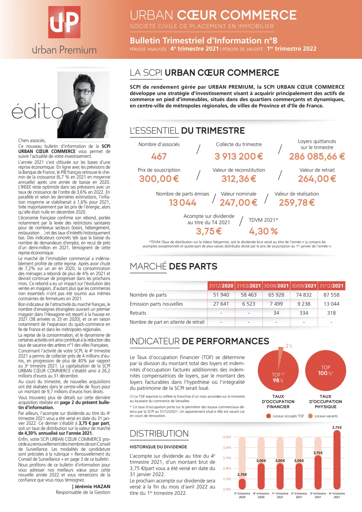 Bulletin trimestriel - 4ème trimestre 2021