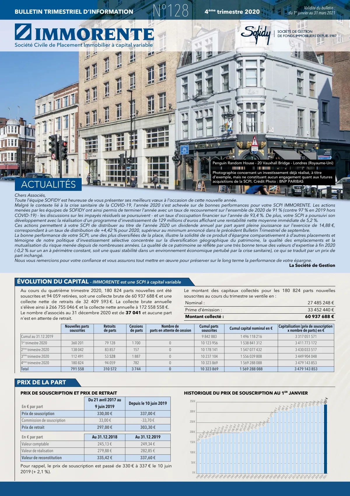 Bulletin trimestriel - 4ème trimestre 2020