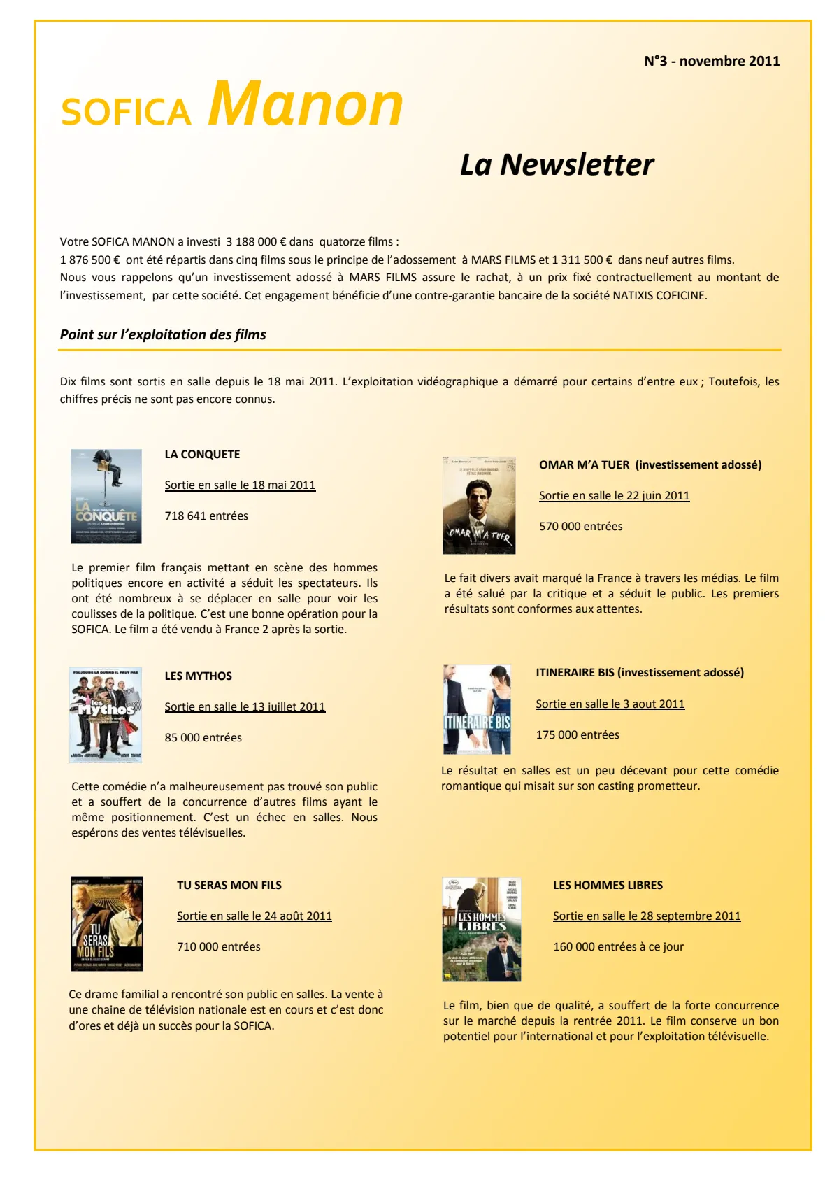 News Letter n°3