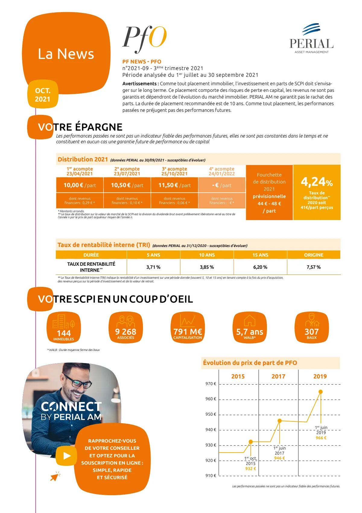 Bulletin trimestriel - 3ème trimestre 2021