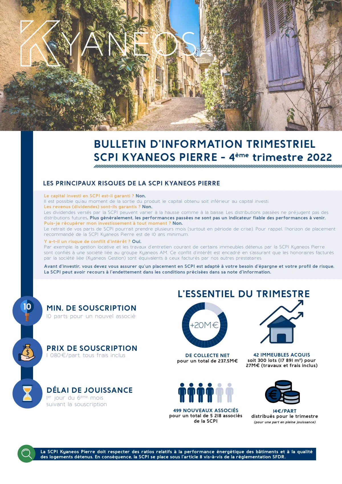 Bulletin trimestriel - 4ème trimestre 2022