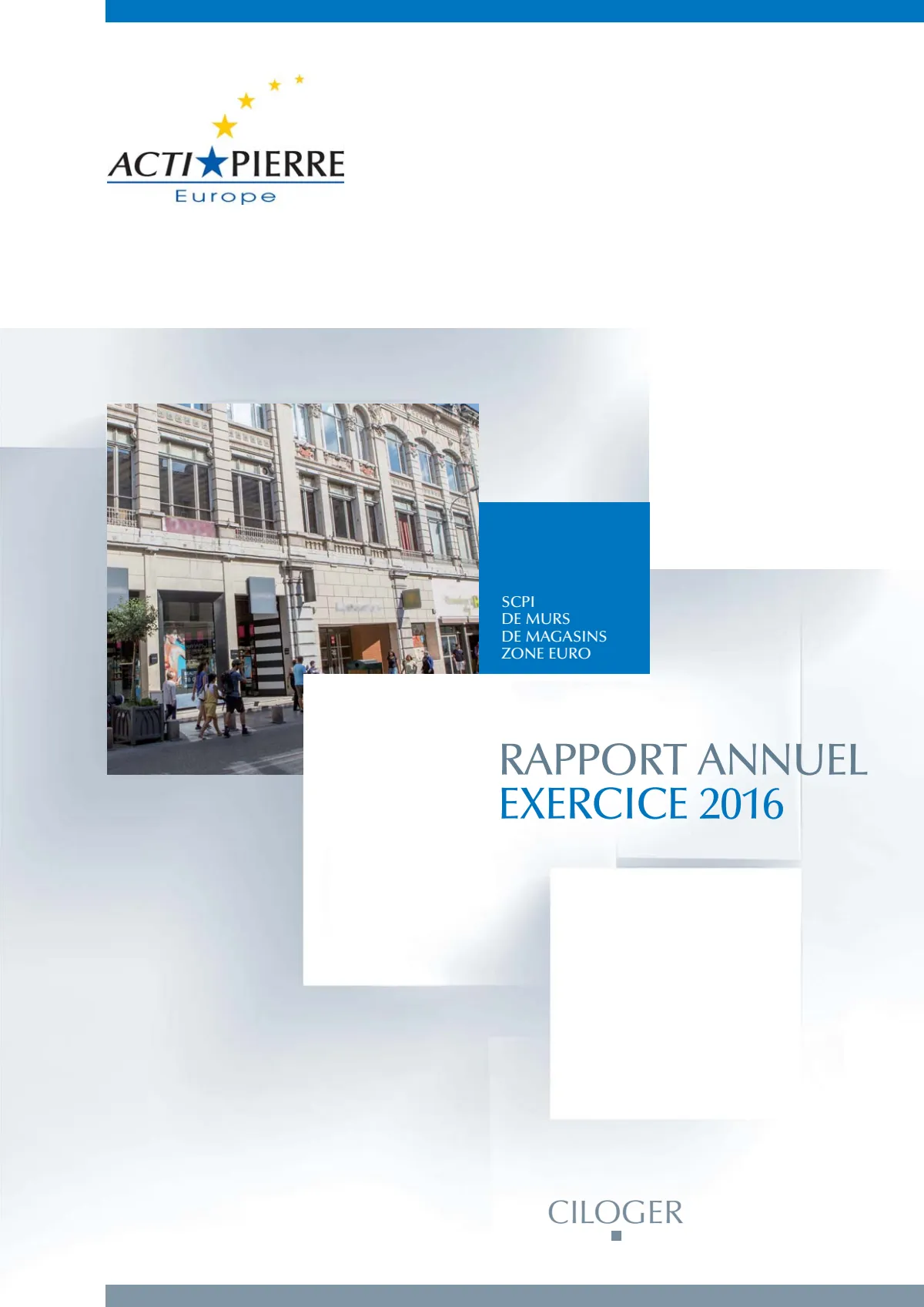 Rapport annuel - 2016