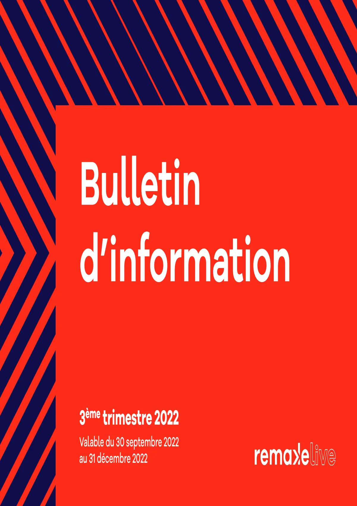 Bulletin trimestriel - 3ème trimestre 2022