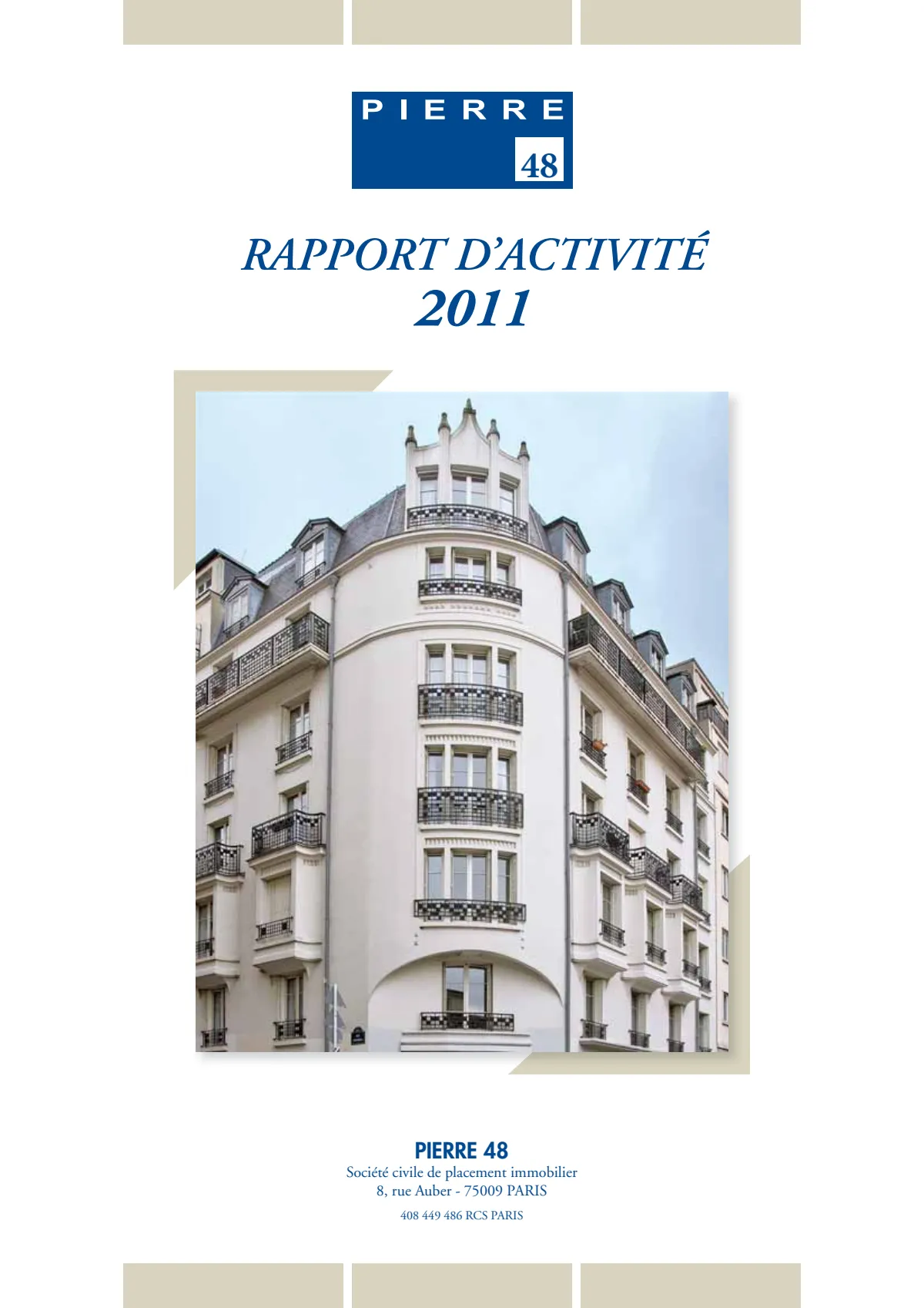 Rapport annuel - 2011