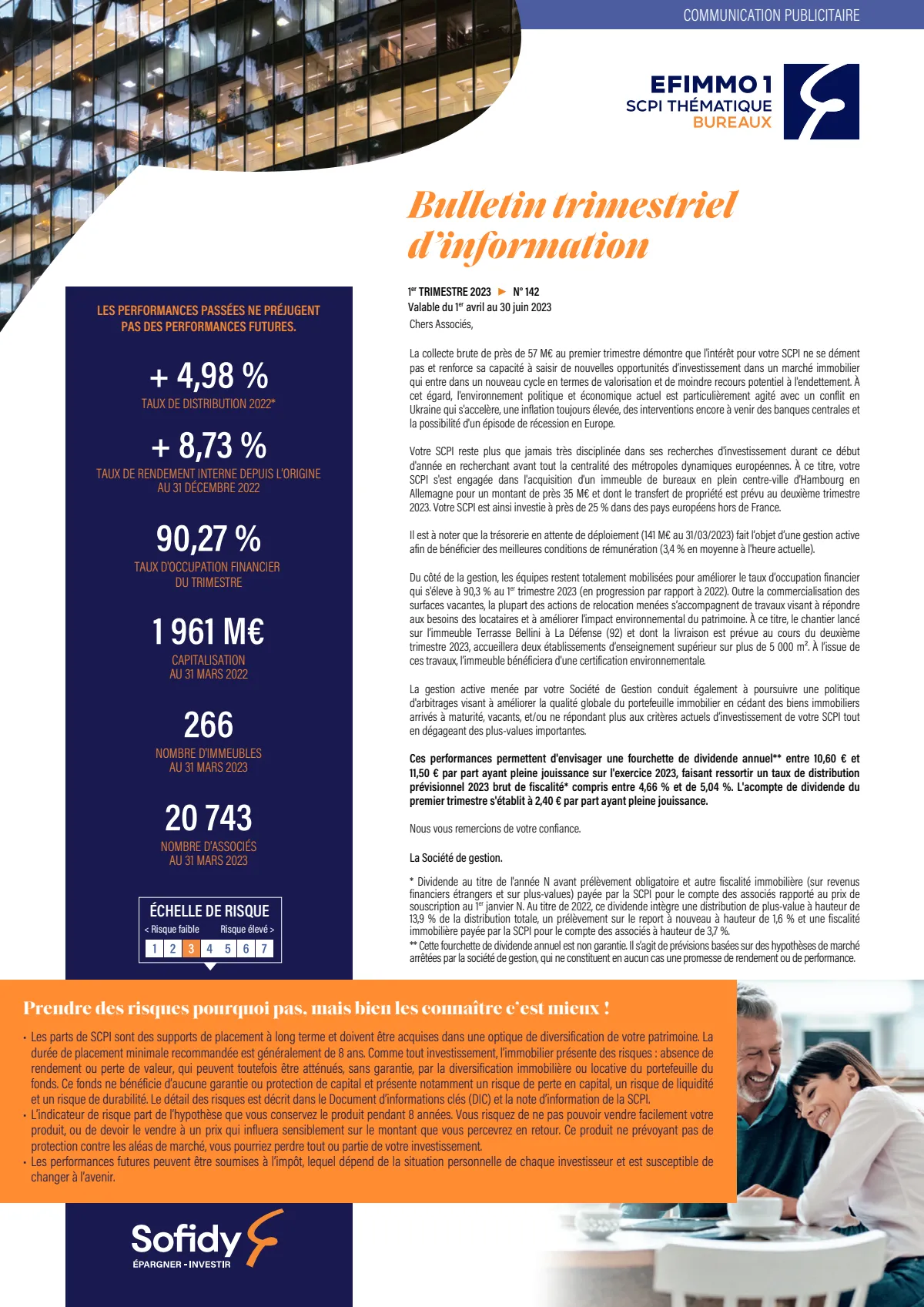 Bulletin trimestriel - 1er trimestre 2023