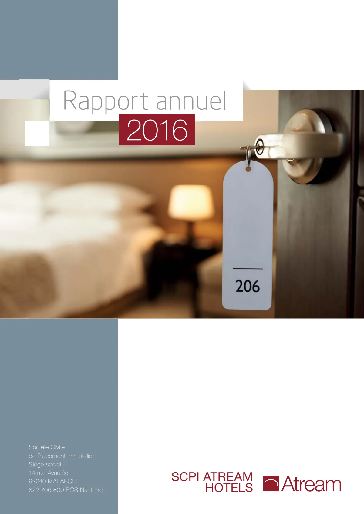 Rapport annuel - 2016