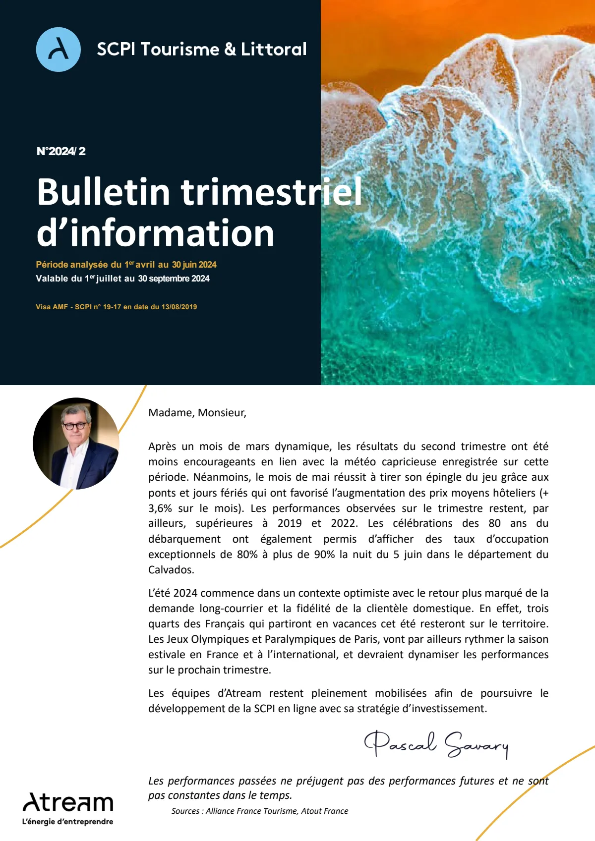 Bulletin trimestriel  2ème trimestre 2024