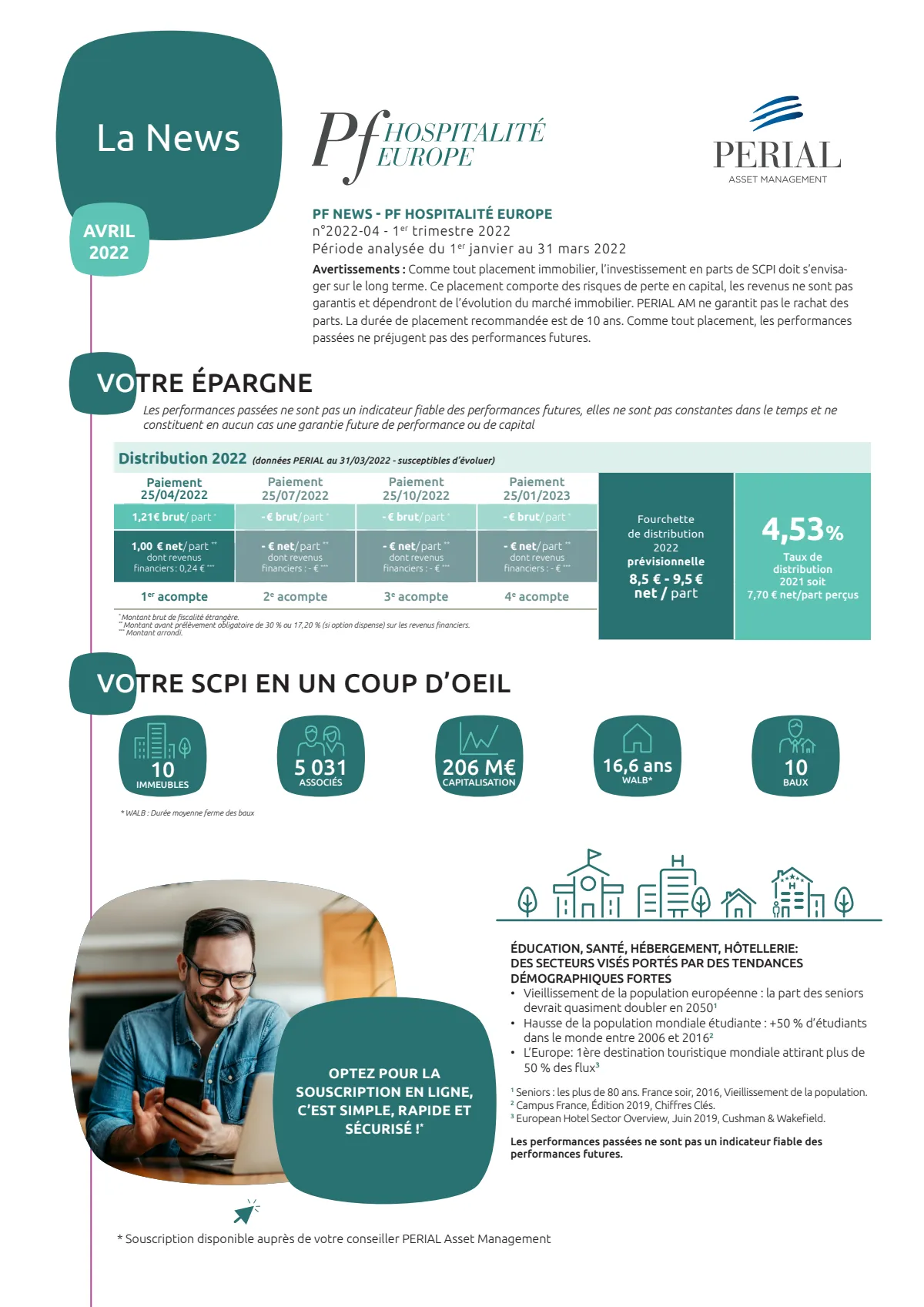 Bulletin trimestriel - 1er trimestre 2022