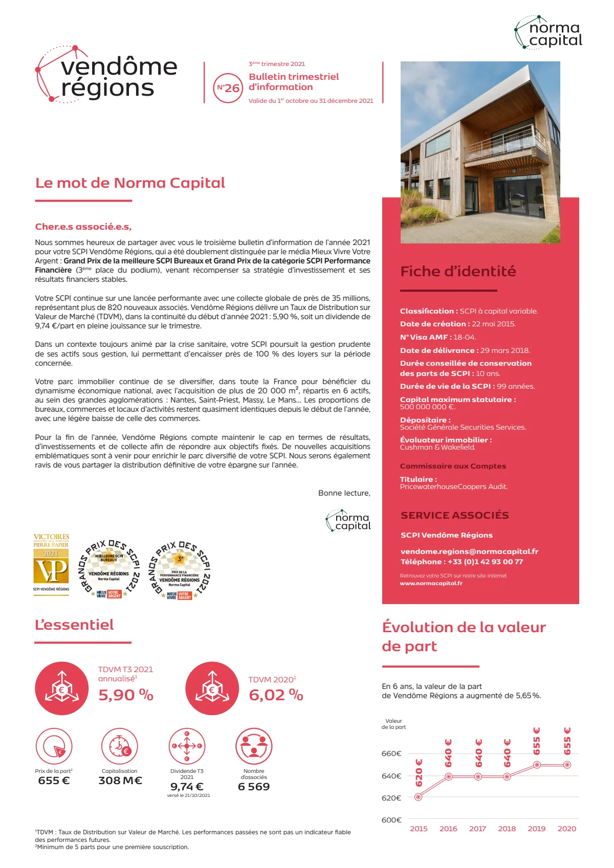 Bulletin trimestriel - 3ème trimestre 2021