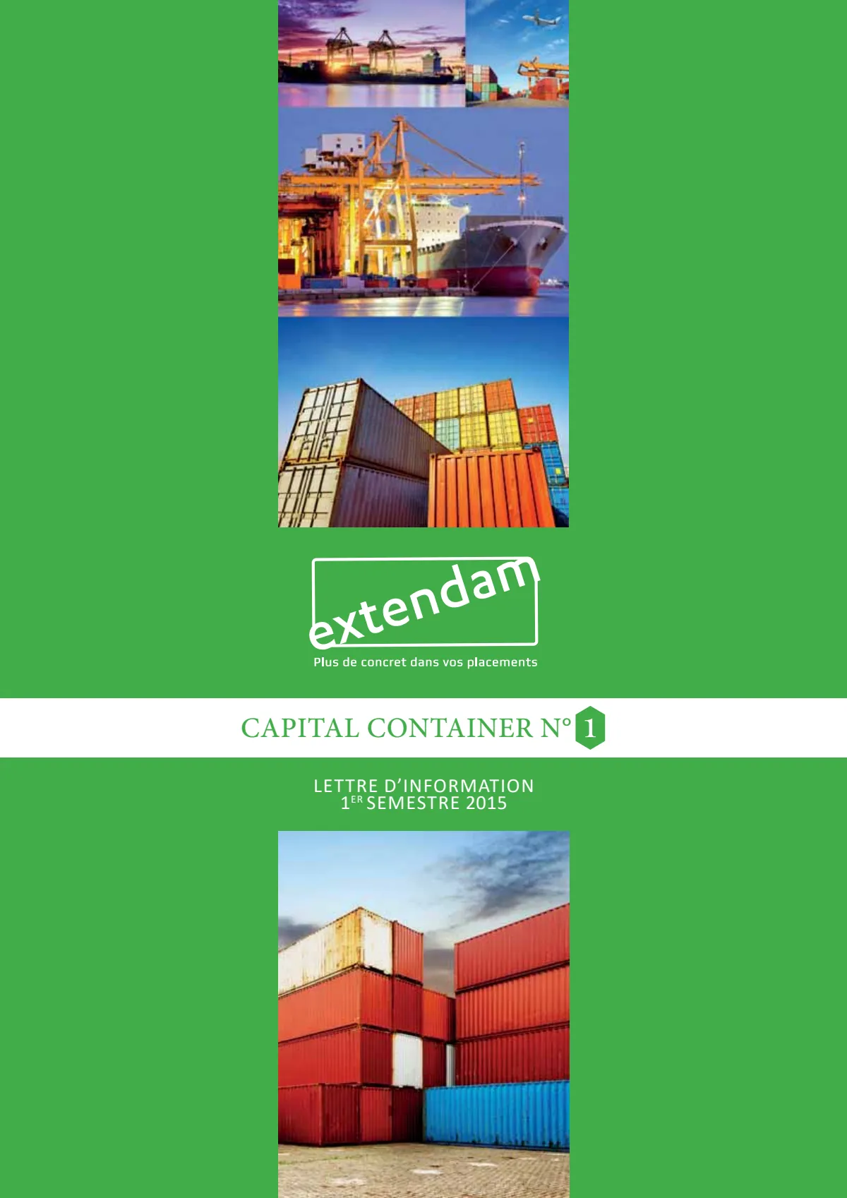 Lettre d'information Capital Container N°1