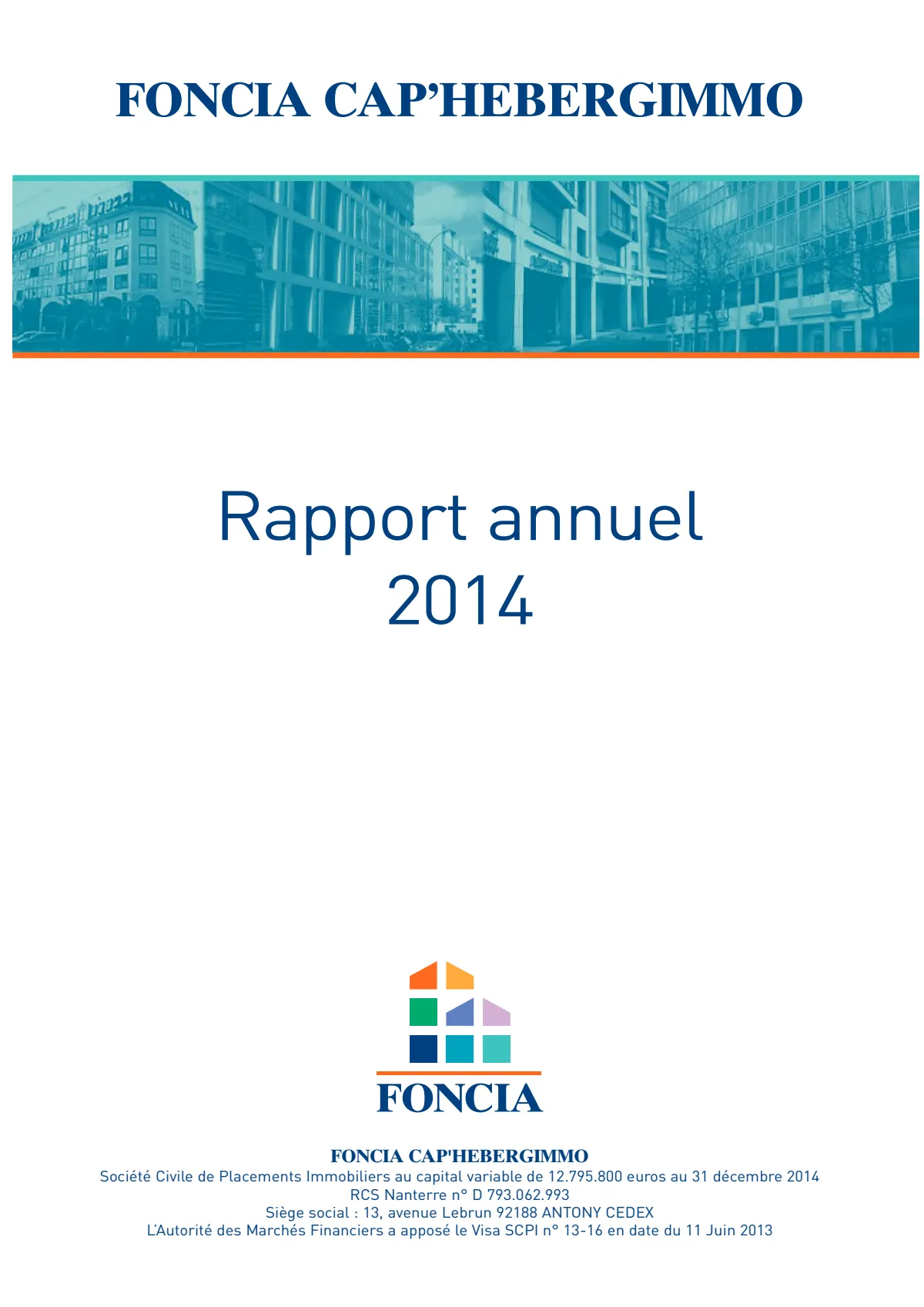 Rapport annuel - 2014