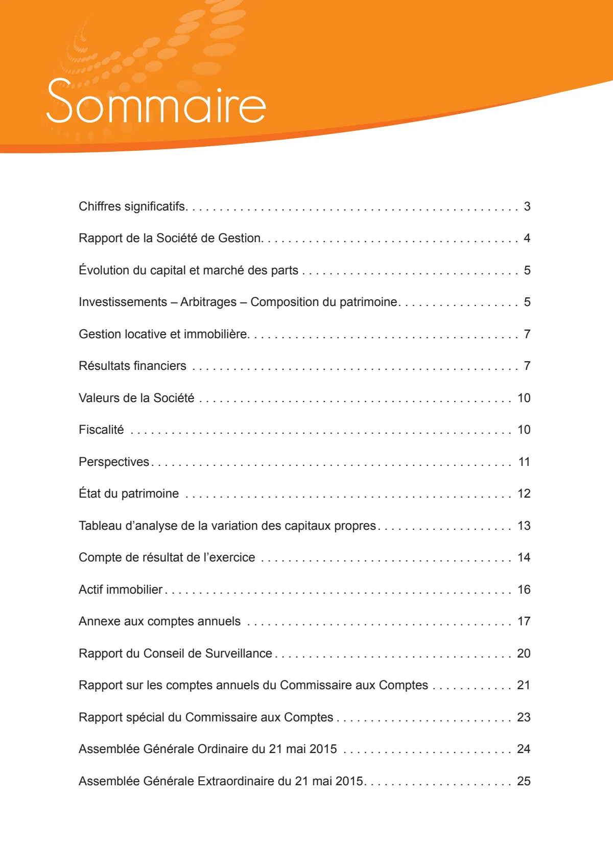 Rapport annuel - 2014