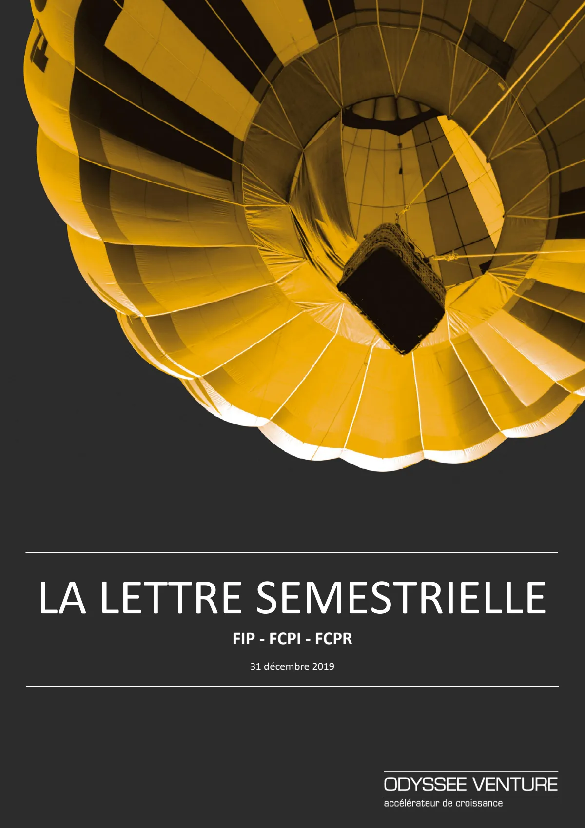 Lettre d'information - 2nd semestre 2019