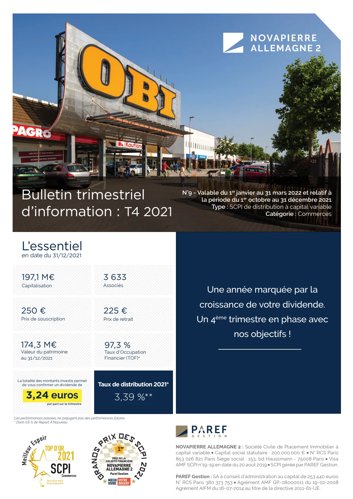 Bulletin trimestriel - 4ème trimestre 2021