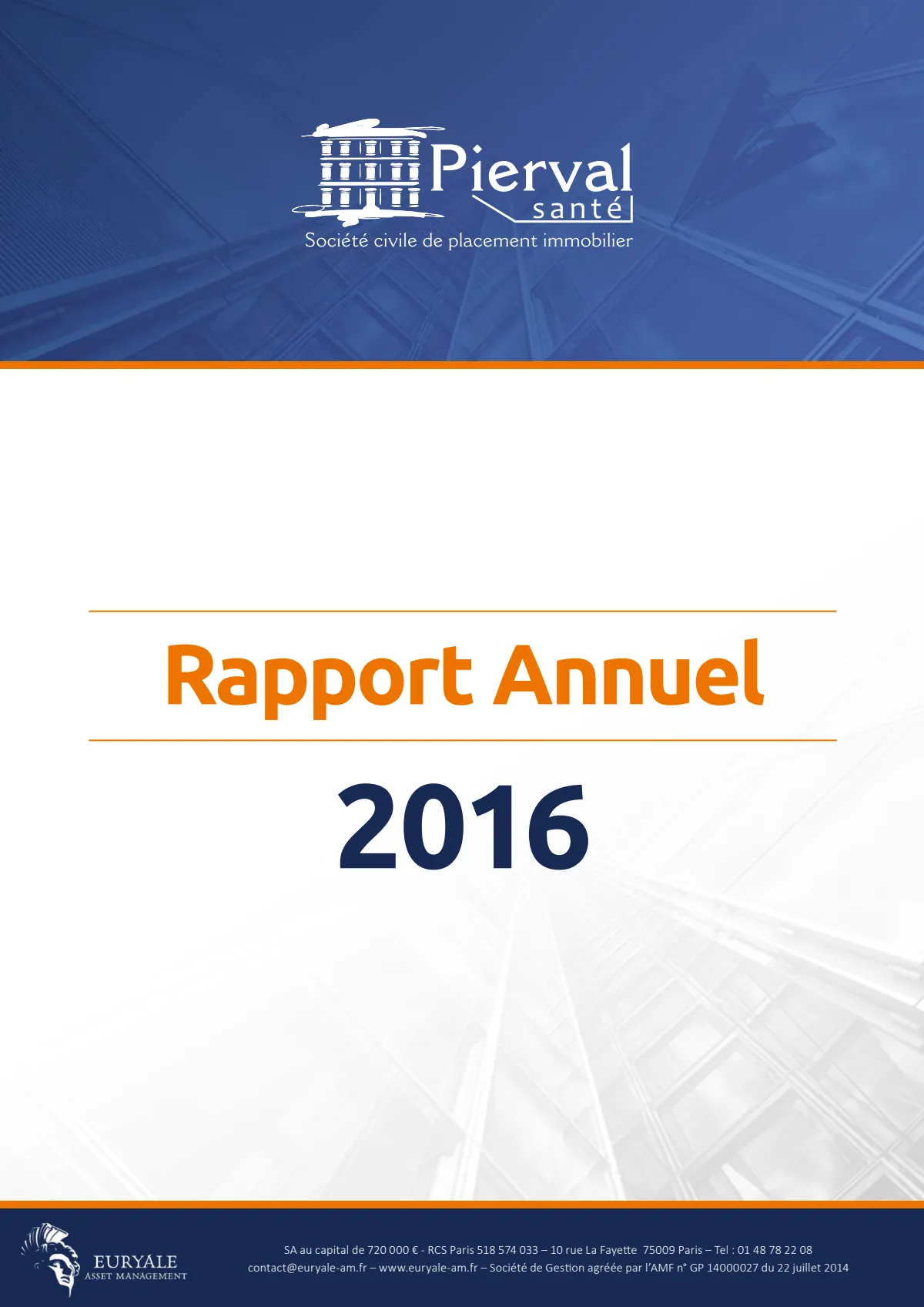 Rapport annuel - 2016