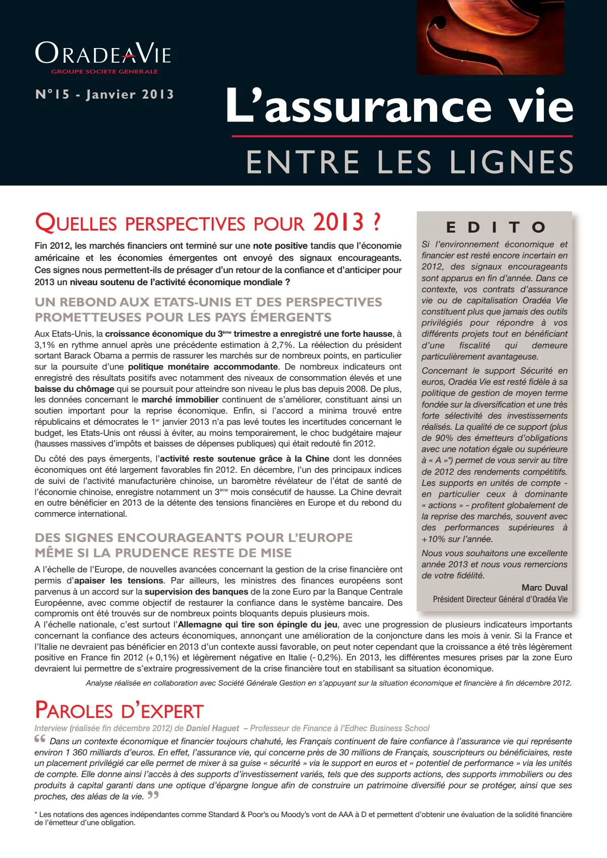 Lettre d'information"entre les lignes"