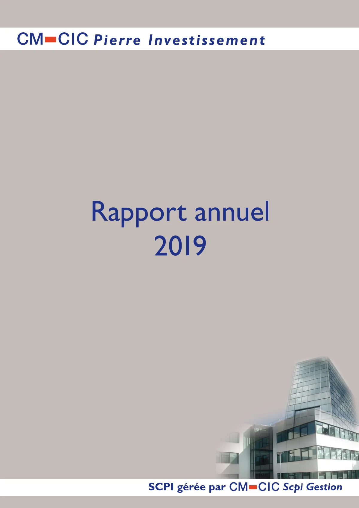 Rapport annuel - 2019