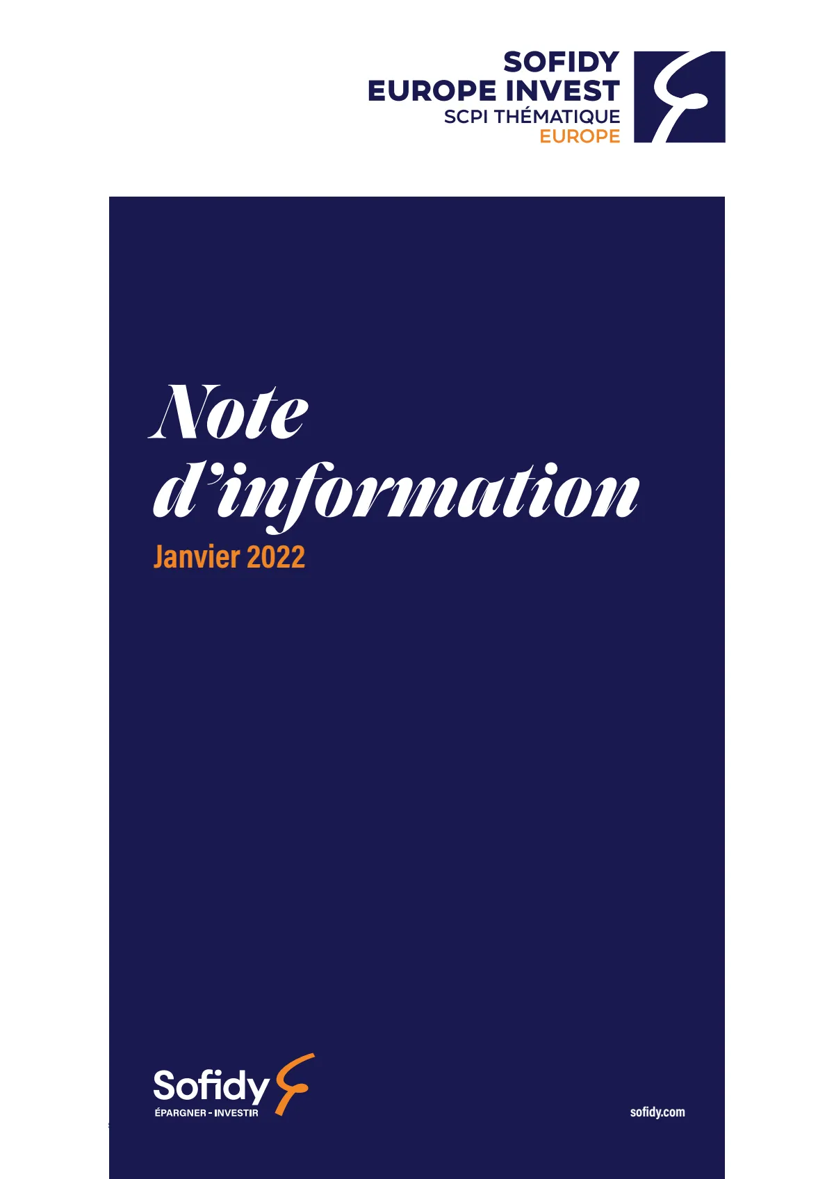 Note d'information - 2022