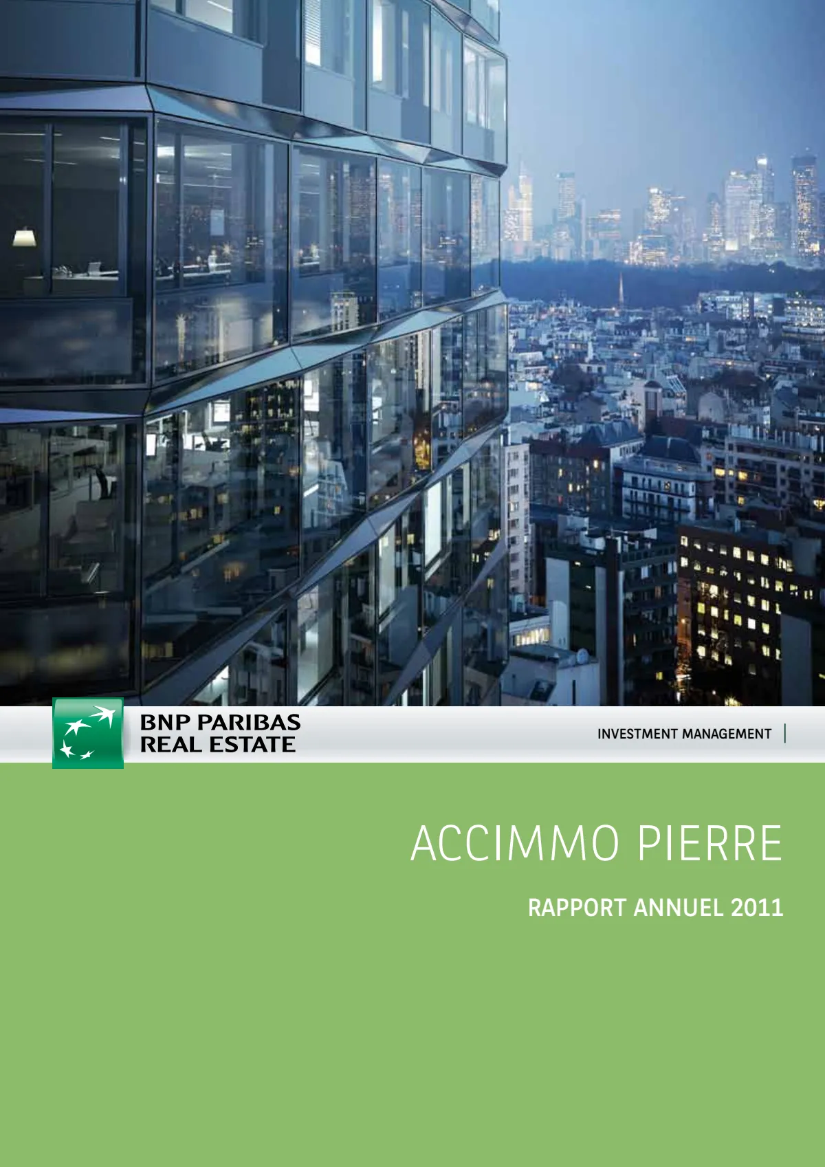 Rapport annuel - 2011