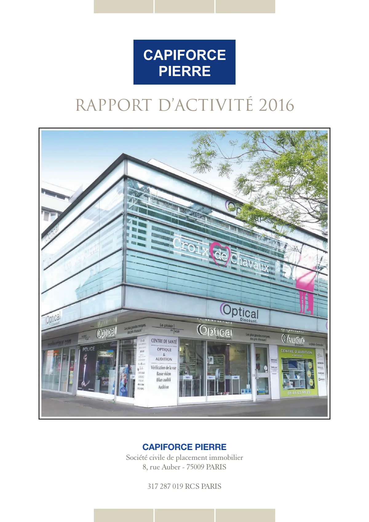 Rapport annuel - 2016