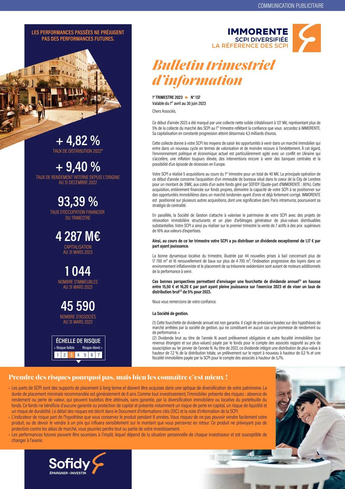 Bulletin trimestriel - 1er trimestre 2023