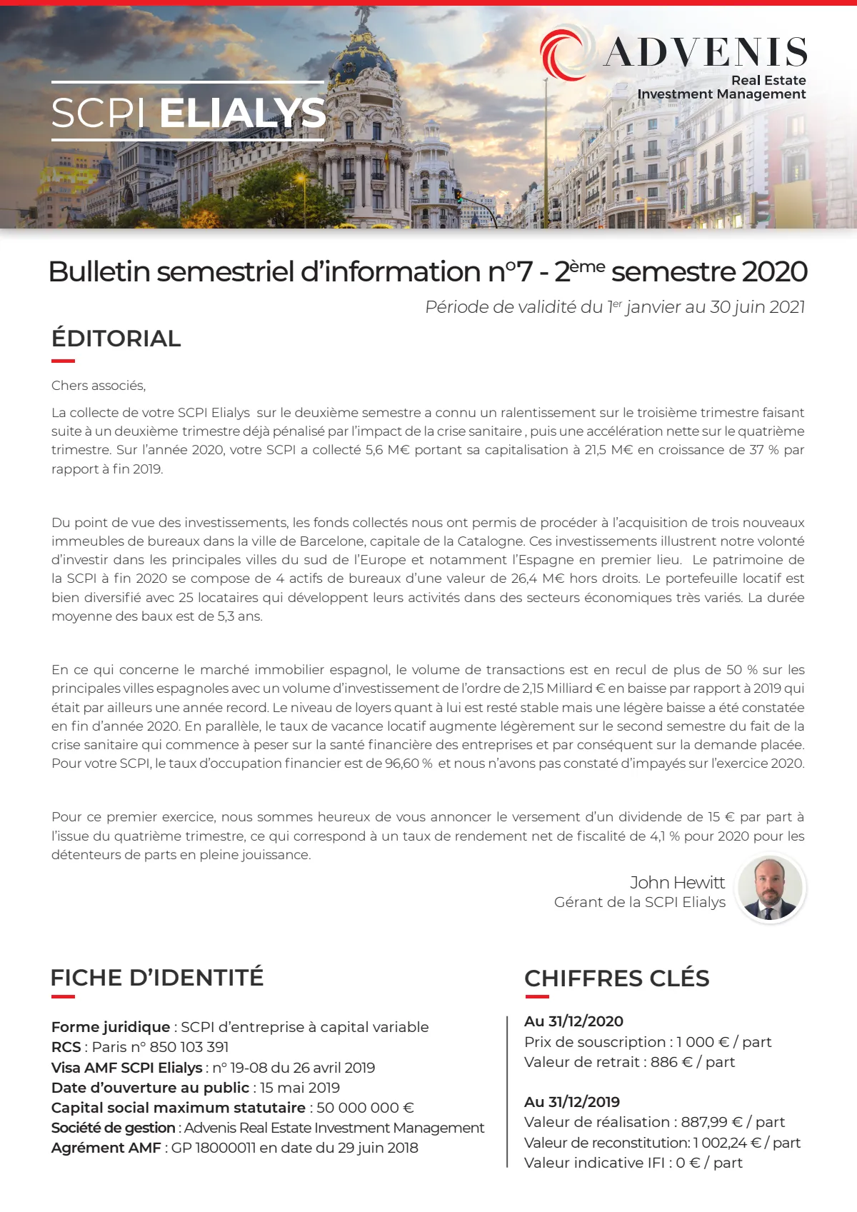 Bulletin trimestriel - 4ème trimestre 2020