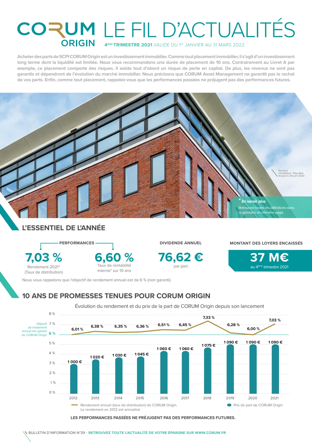 Bulletin trimestriel - 4ème trimestre 2021