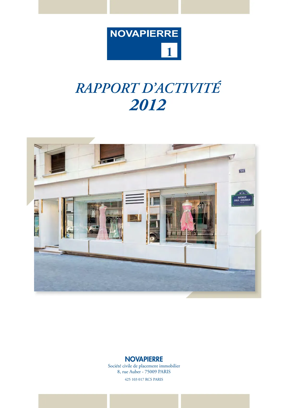 Rapport annuel - 2012