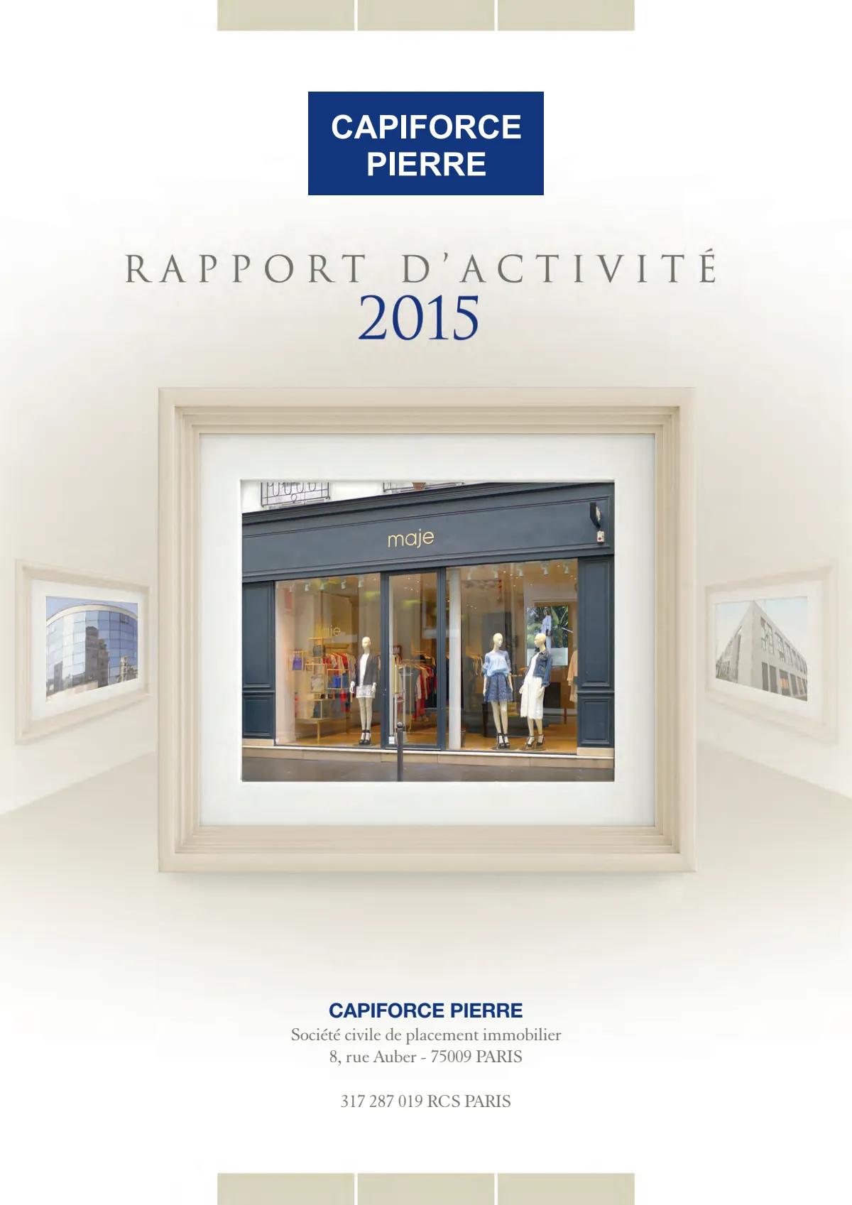 Rapport annuel - 2015