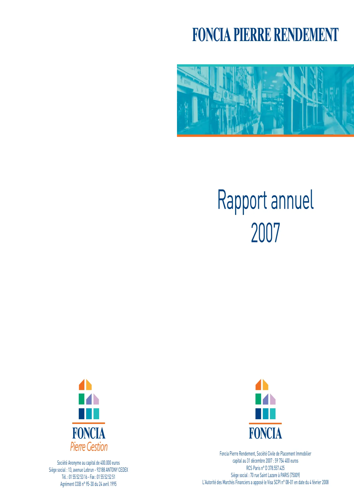 Rapport annuel - 2007