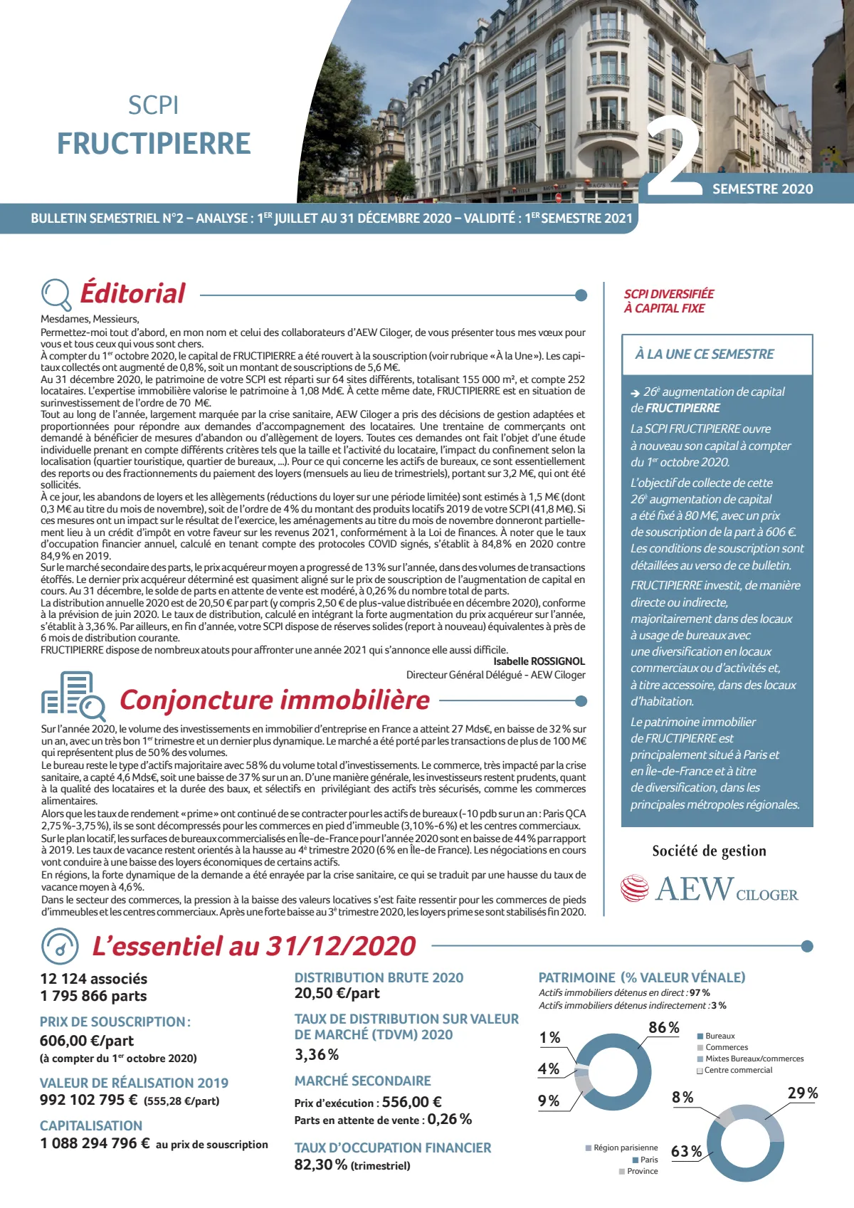 Bulletin trimestriel - 4ème trimestre 2020