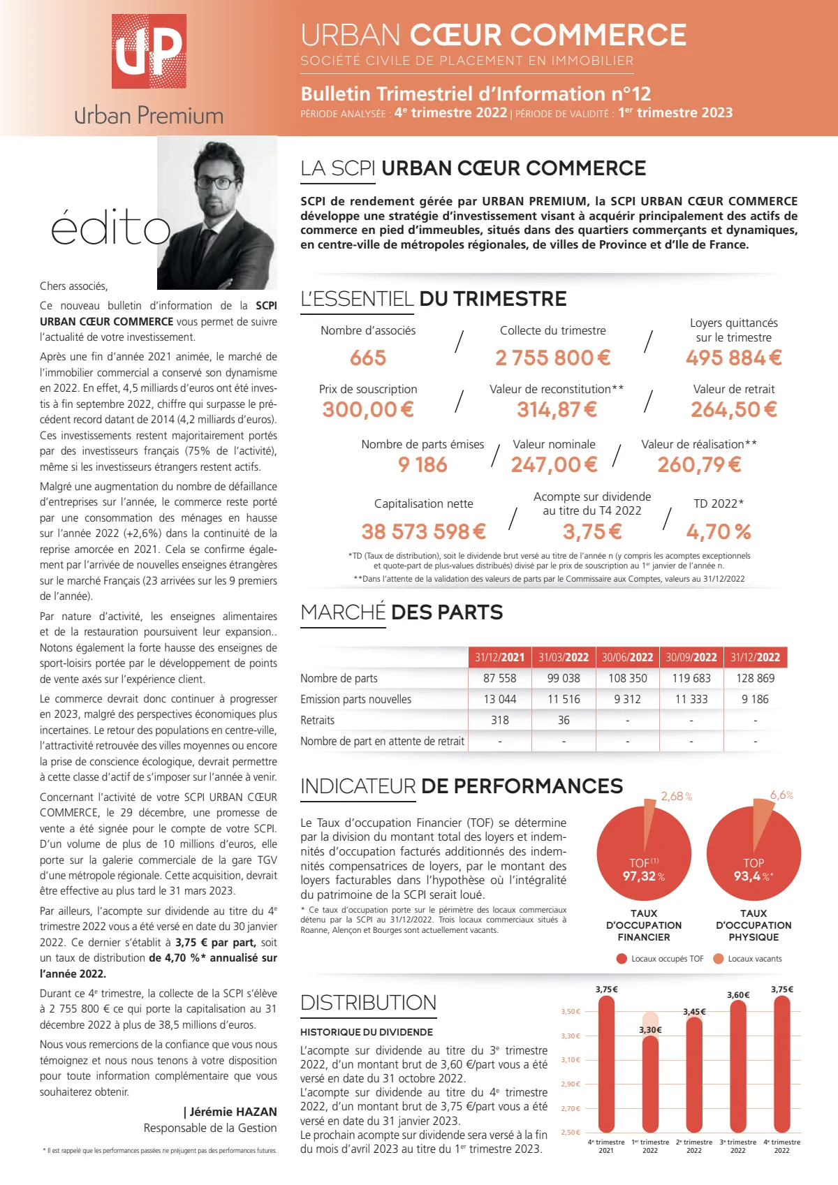 Bulletin trimestriel - 4ème trimestre 2022